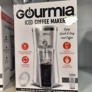 Gourmia Silver Iced Coffee Maker